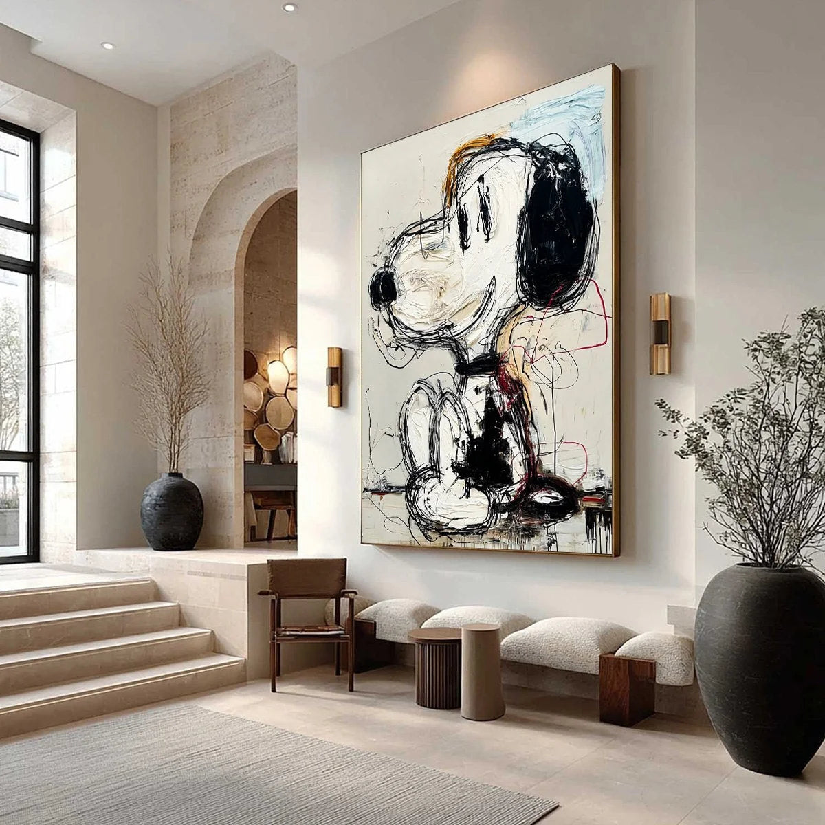 JOYFUL NOSTALGIA: Textured Pop Art Painting of a Nostalgic Icon | Abstract mood, soft natural light studio shot