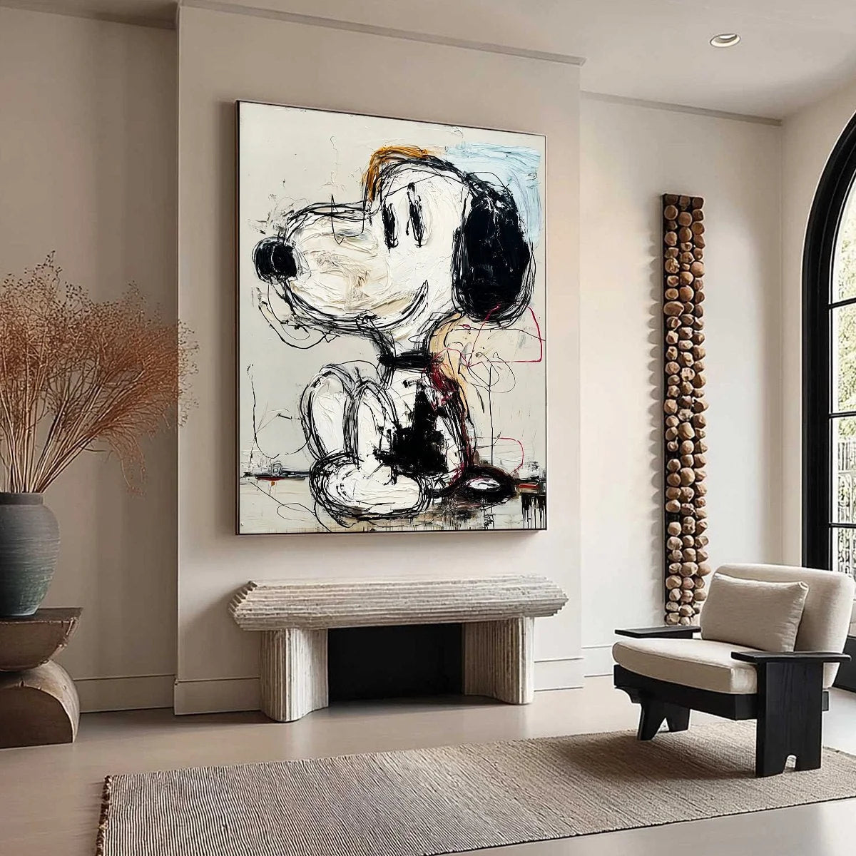 JOYFUL NOSTALGIA: Textured Pop Art Painting of a Nostalgic Icon | multi-color palette, original oil on stretched canvas art