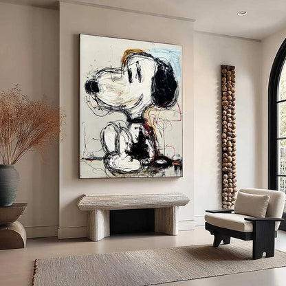 JOYFUL NOSTALGIA: Textured Pop Art Painting of a Nostalgic Icon | multi-color palette, original oil on stretched canvas art