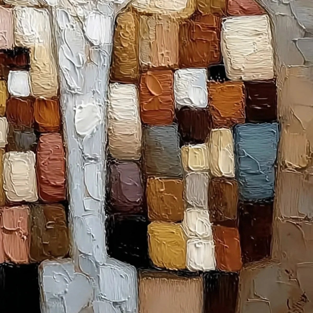 KINDRED SPIRITS: Textured Impasto Figurative Portrait Oil Painting | rolled canvas, ready for custom framing