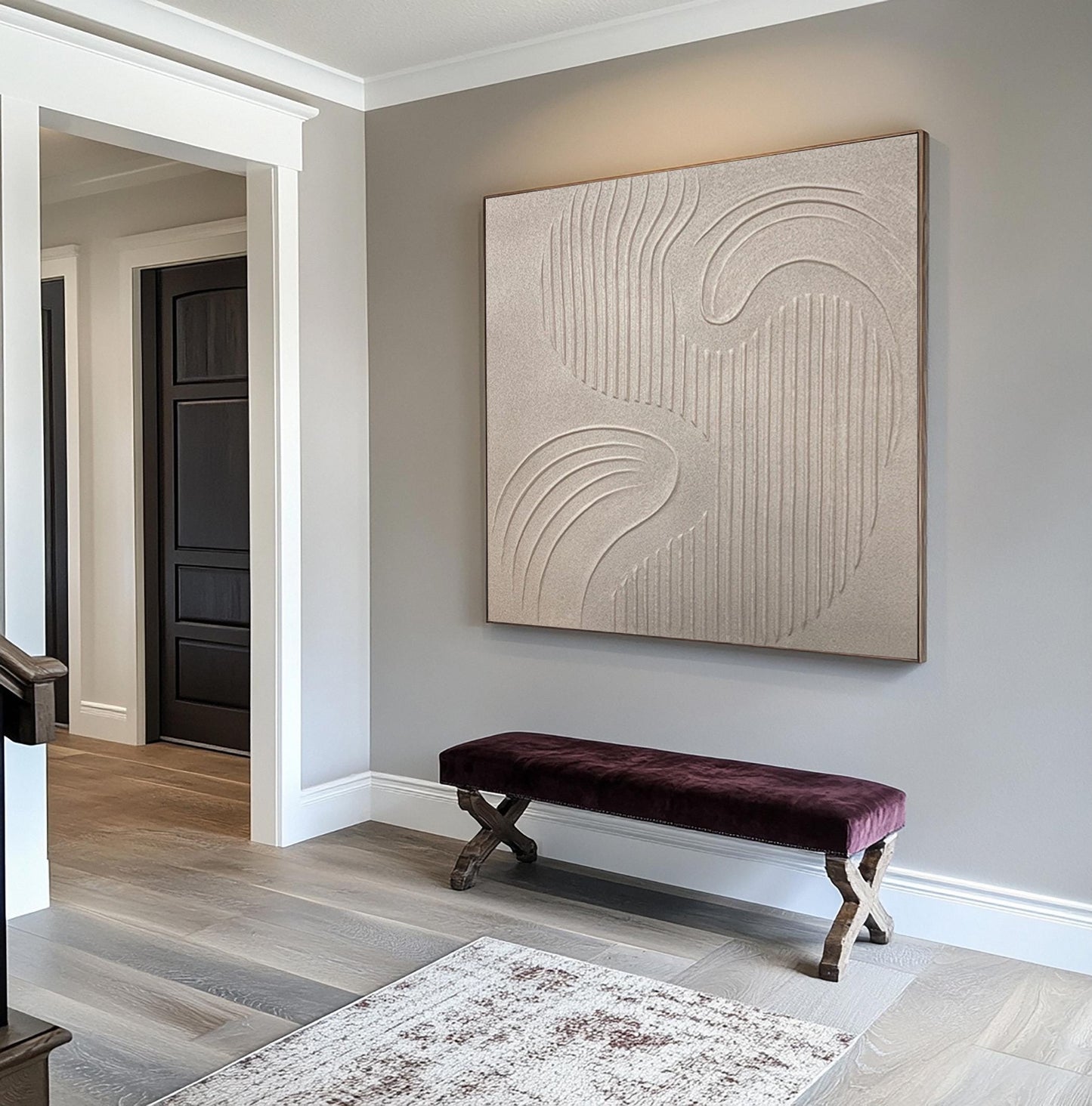 61x61 cm canvas art for living room - image 6 of 24