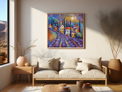 60x60 cm oil painting for home decor - image 6 of 9