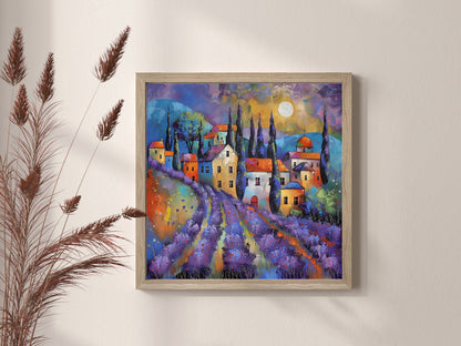 60x60 cm oil painting for home decor - image 8 of 9
