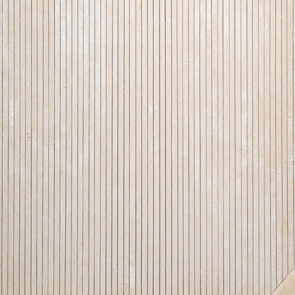 LINEAR CALM: Textured Minimalist Abstract Line Art Painting | rectangular format, hand-painted canvas edge