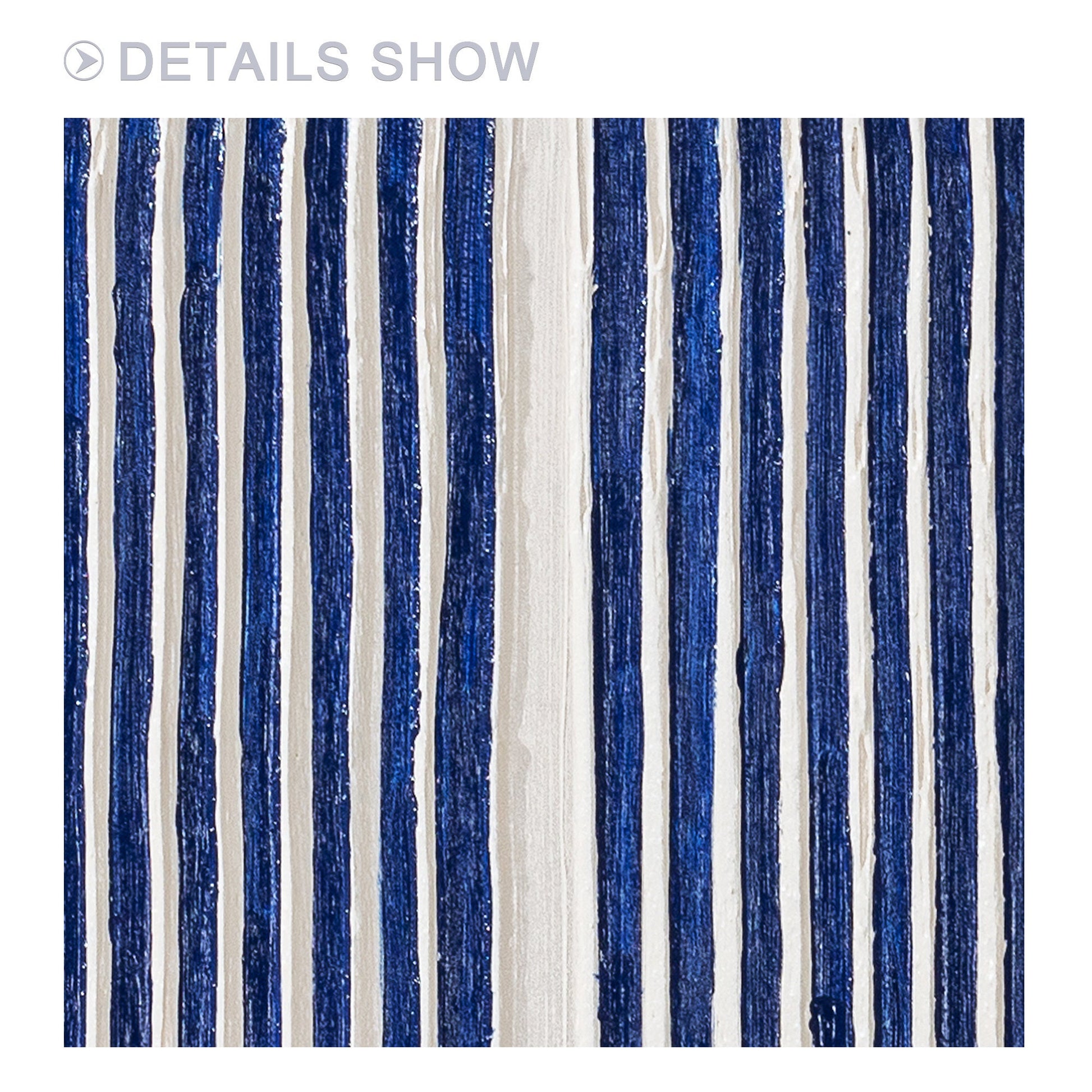 Marineblauw abstract schilderij: minimalistische muurkunst textuur #14