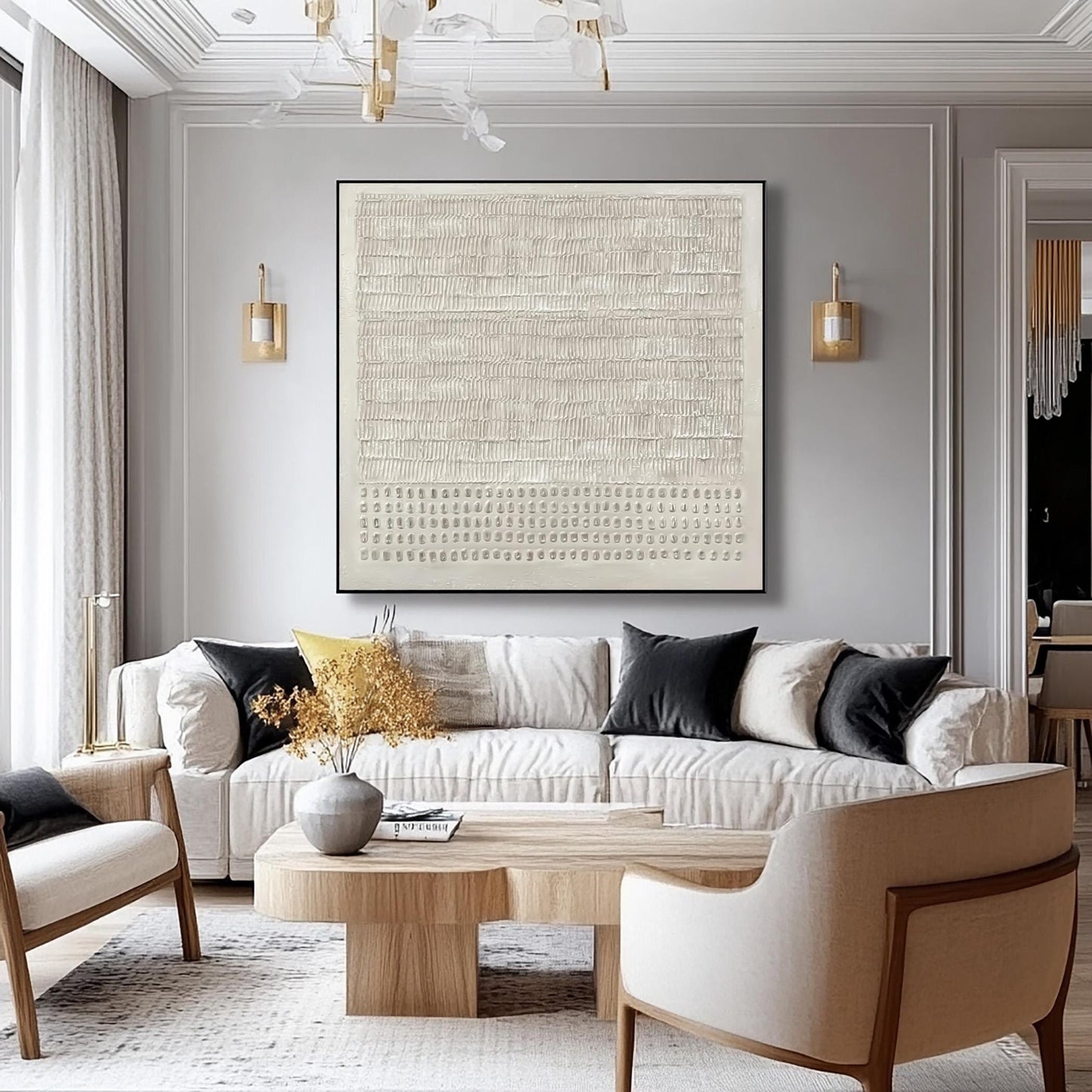 24x24 inch wall art for living room - image 2 of 10