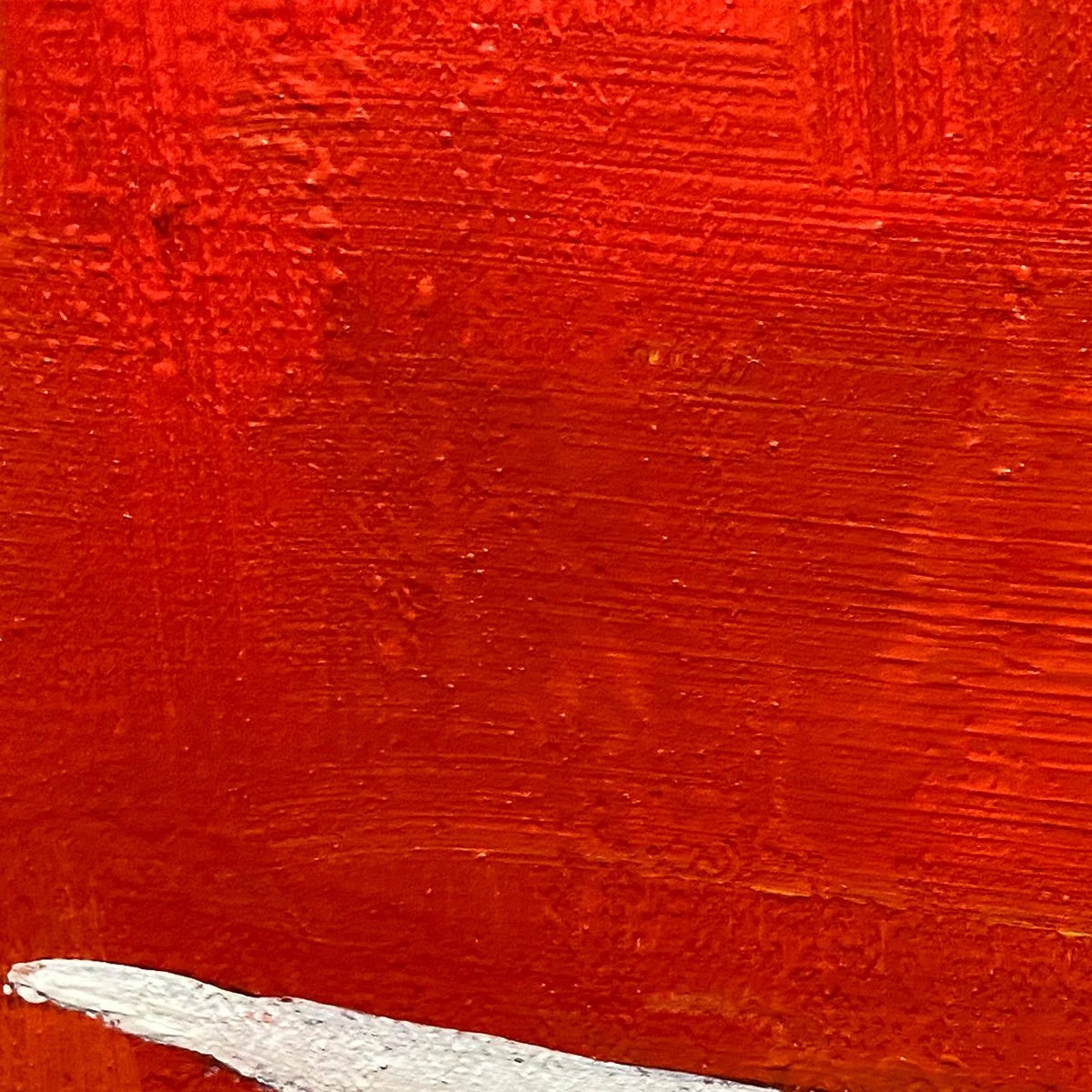 MINIMALIST CAT ON RED PANORAMIC: Cat Painting, Panoramic Wall Art, Minimalist Decor | rolled canvas, ready for custom framing
