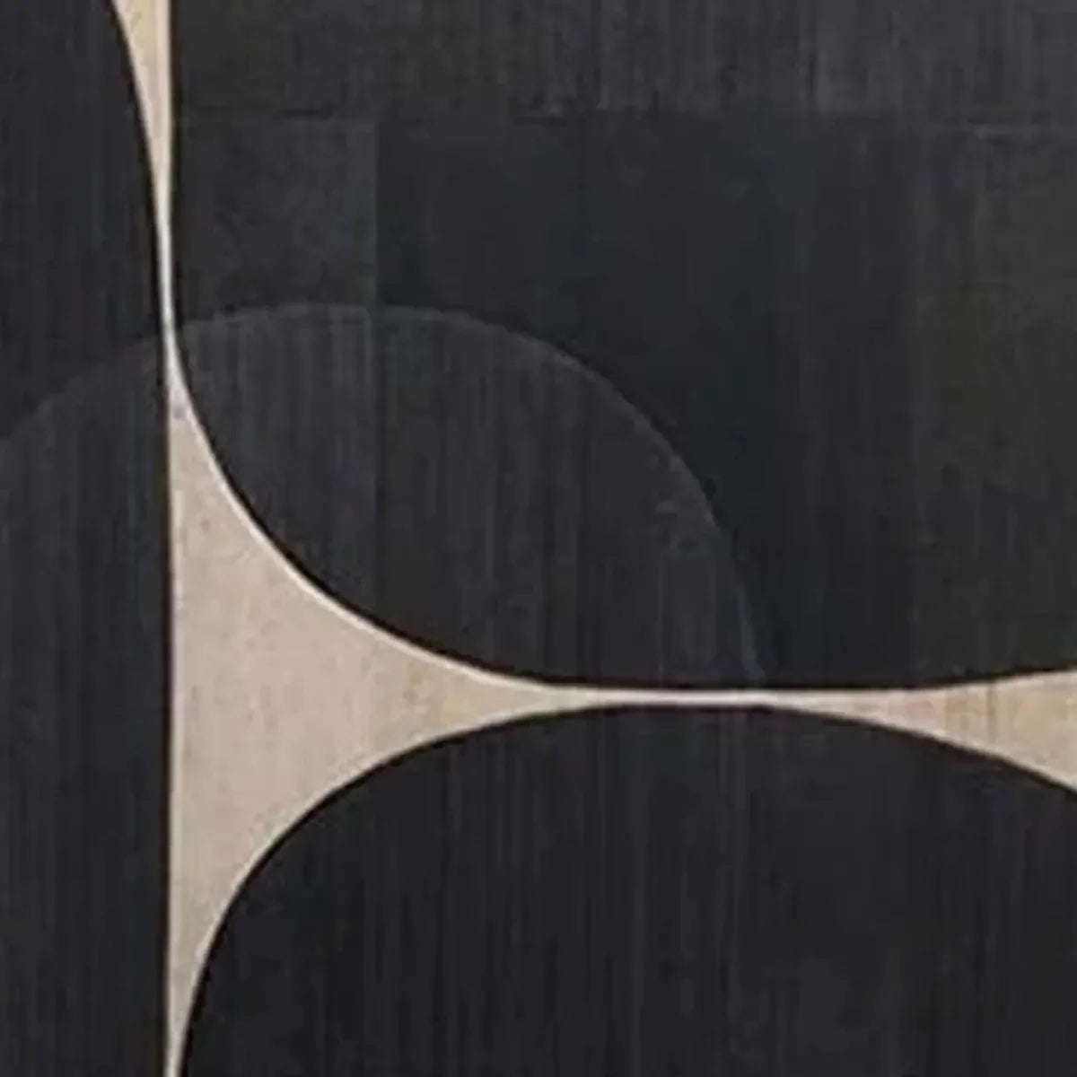 MINIMALIST GEOMETRIC DIPTYCH: Abstract Geometric Painting Set of 2, Square Wall Art | rectangular format, hand-painted canvas edge