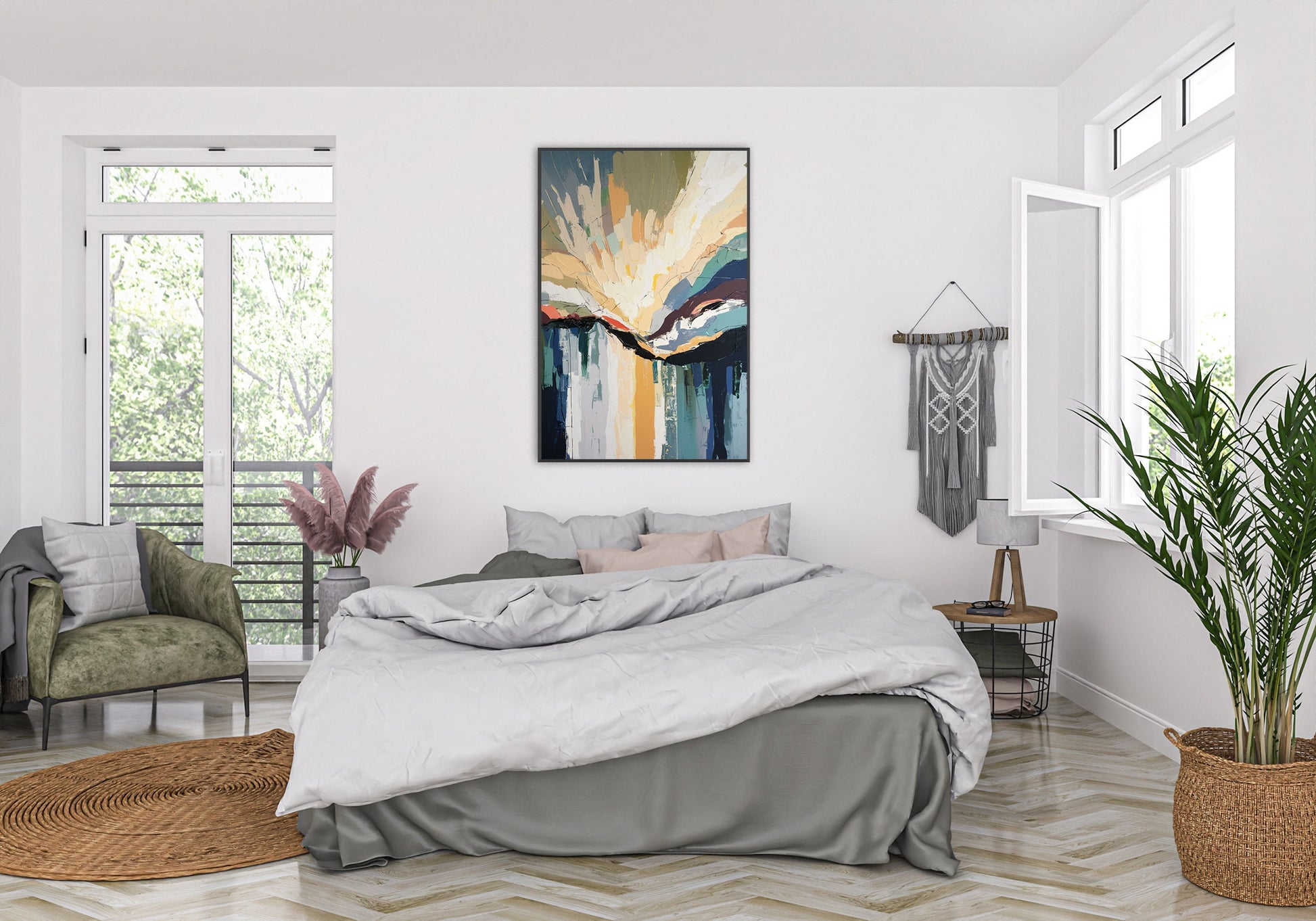 40x60 cm oil painting for living room - image 7 of 8