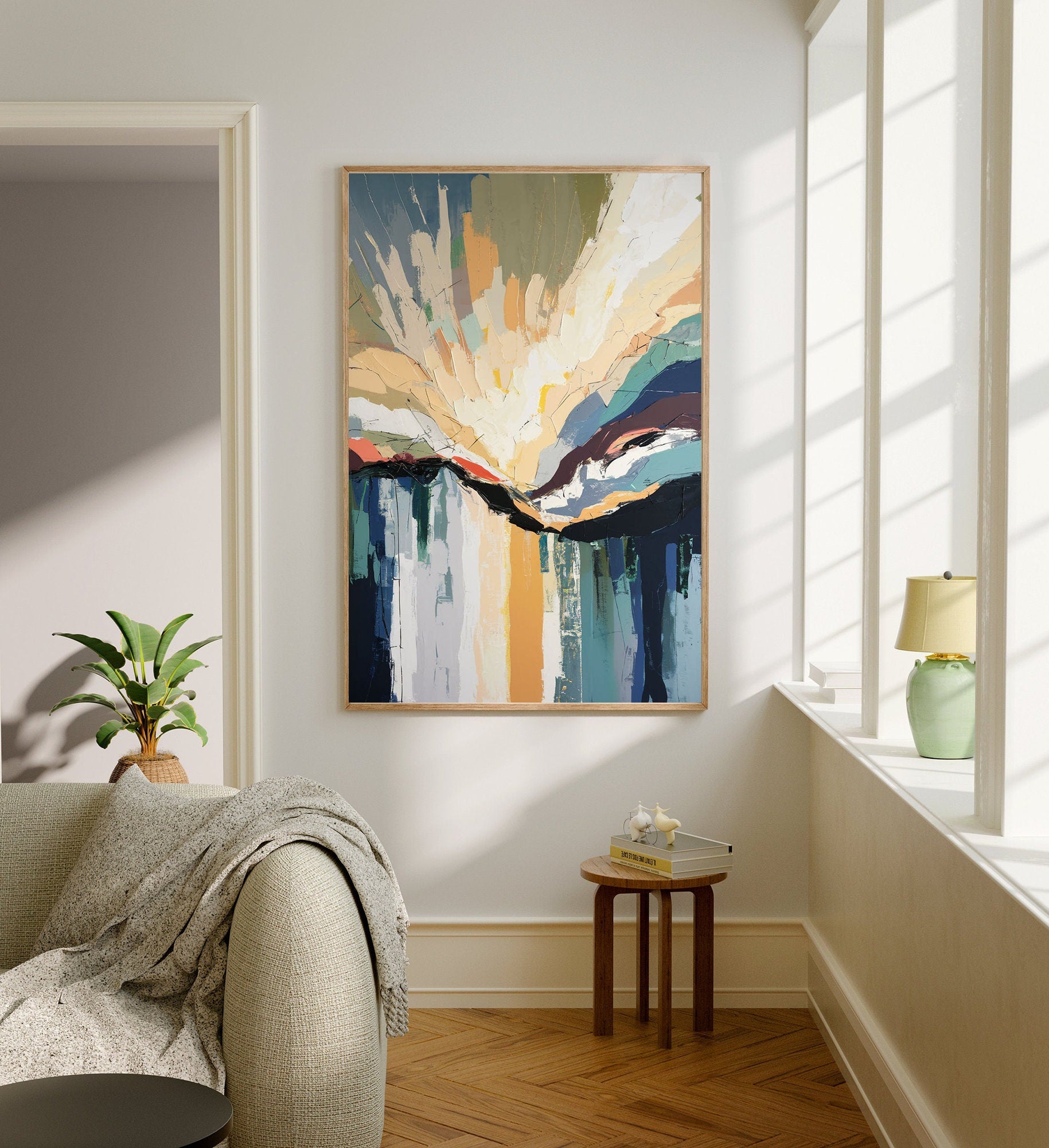 40x60 cm oil painting for living room - image 1 of 8