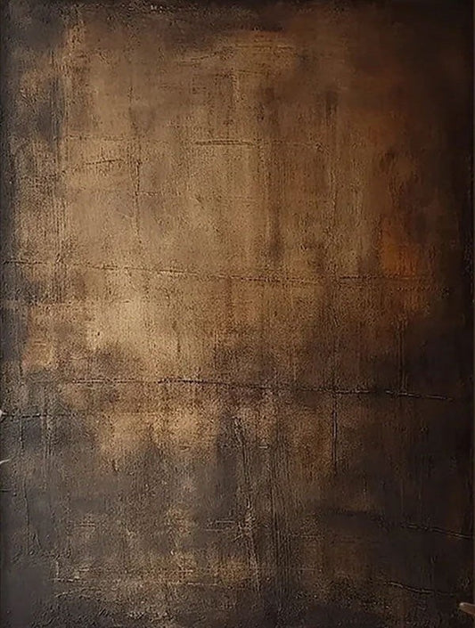 Moody Abstract Canvas Art Large Dark Textured Brown Painting shown as textured wall art with a clear view of the artwork, color palette, and hand-finished canvas surface.