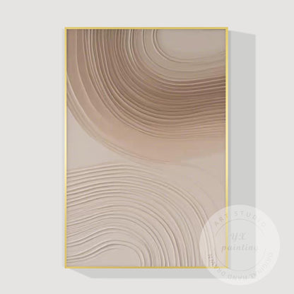 Neutral Textured Abstract Painting on Canvas, Modern Minimal Wall Art, Organic B #12