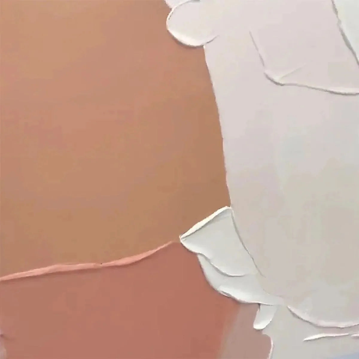 NUDE ABSTRACT: Textured Abstract Painting in Neutral Tones | Abstract mood, soft natural light studio shot