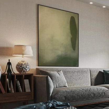 OLIVE SERENITY | rolled canvas, ready for custom framing