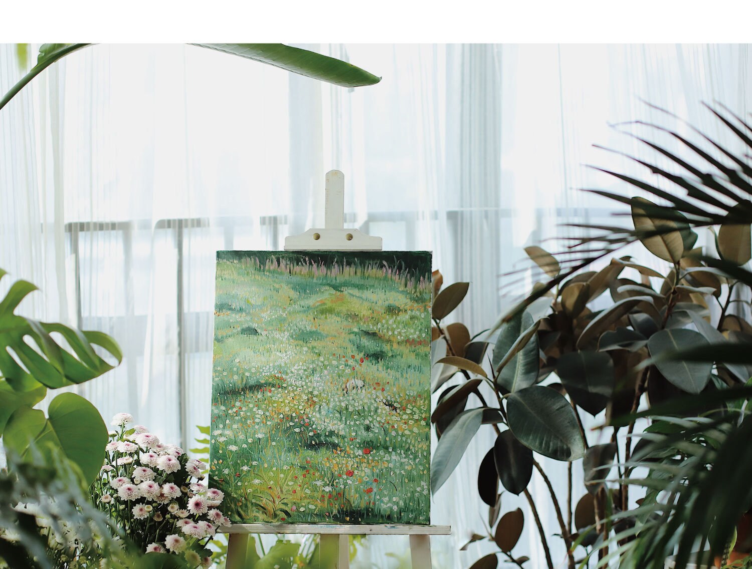 60x80 cm oil painting for home decor - image 2 of 9