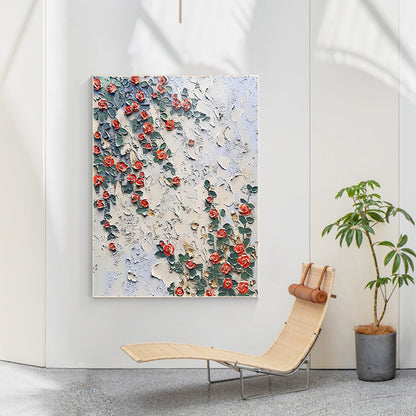 Original Wildflowers Painting 3D Texture Blooming Flower Painting Canvas Extra L #2