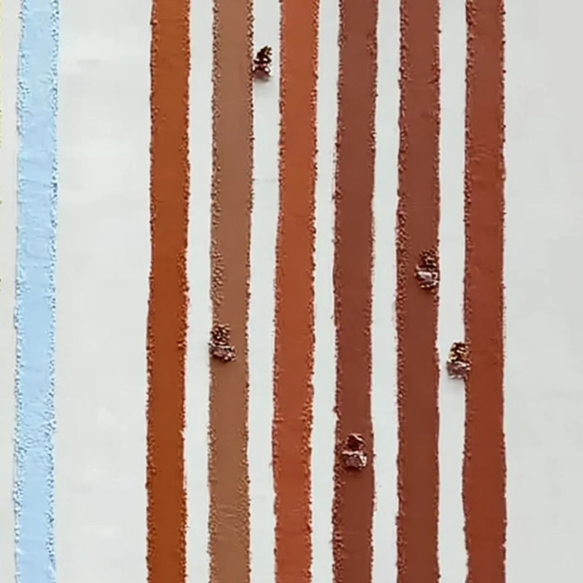 OUR WALKS: Colorful Textured Abstract Painting of Life's Journeys | rolled canvas, ready for custom framing