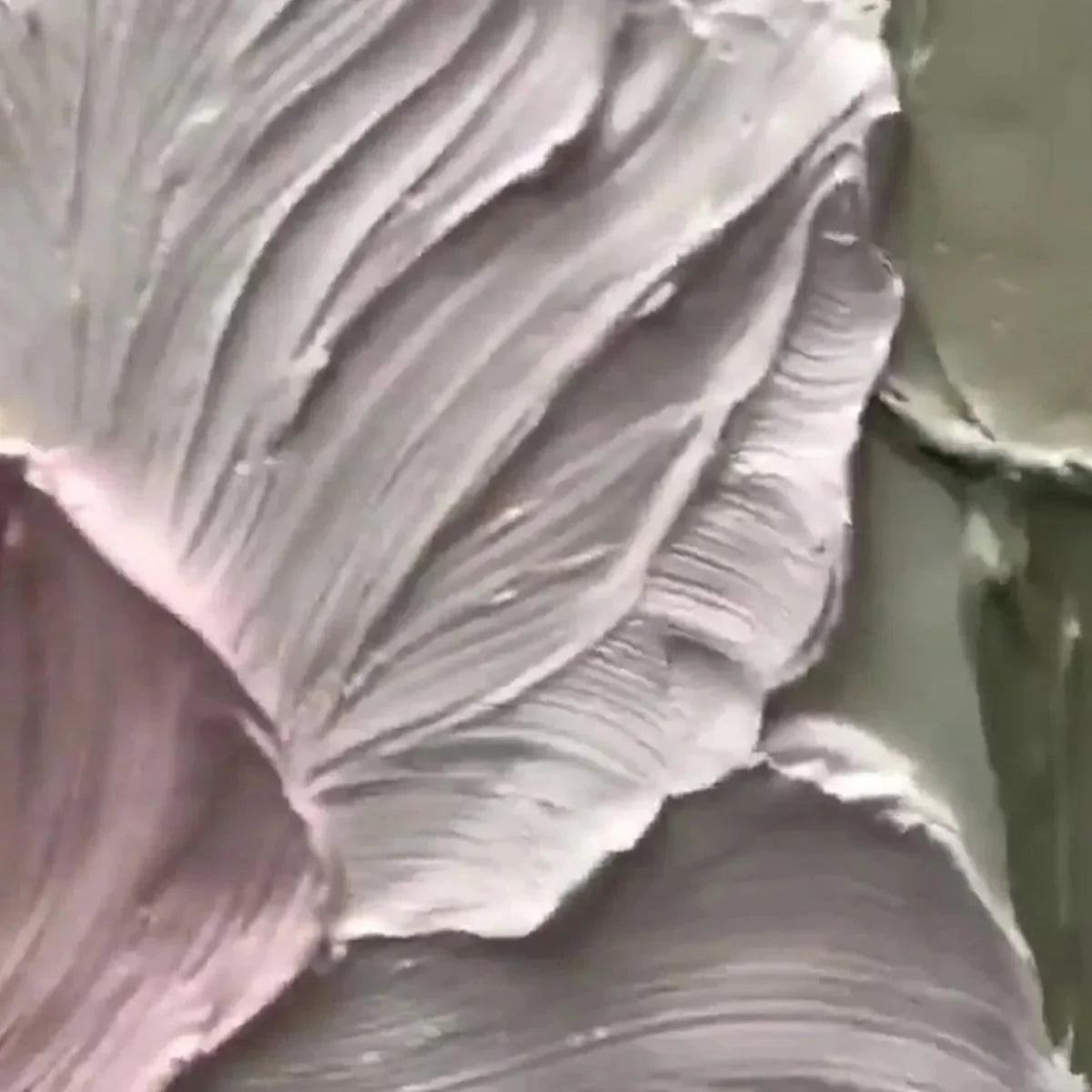 PASTEL PETALS: Textured Impasto Floral Painting, 3D Flower Wall Art, Square Canvas, Romantic Decor | rolled canvas, ready for custom framing