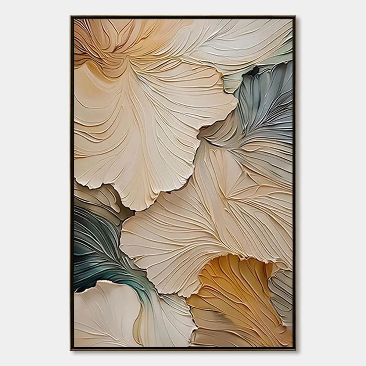 PETAL WHISPER: Soft Impressionist Floral Oil Painting | hanging in living room, Impressionist wall art