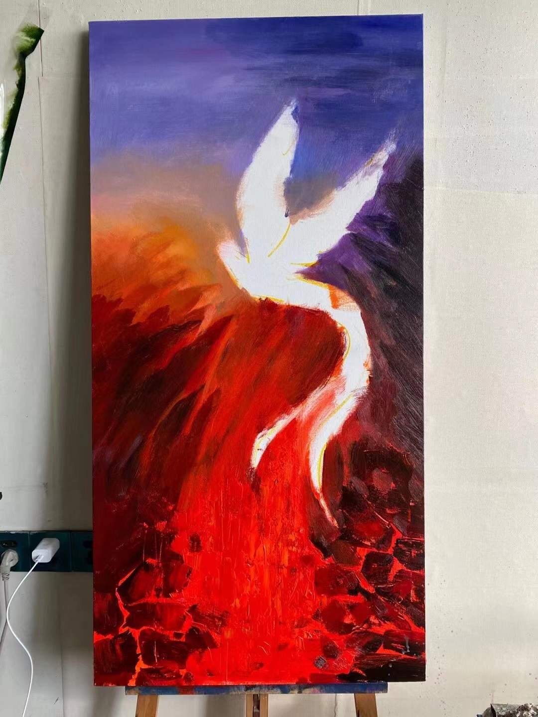 60x120 cm oil painting for home decor - image 4 of 9
