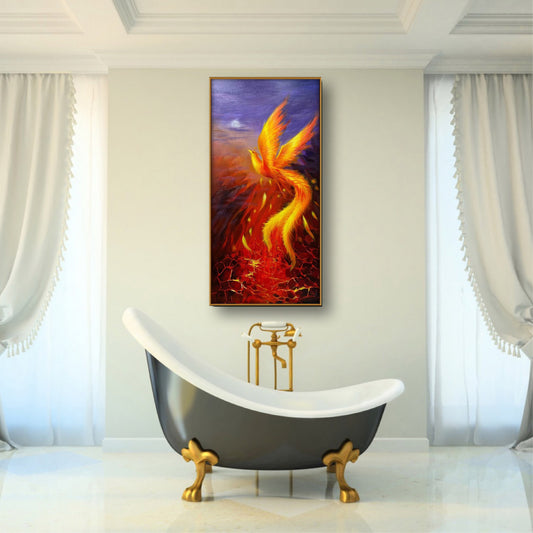 60x120 cm oil painting for home decor - image 1 of 9