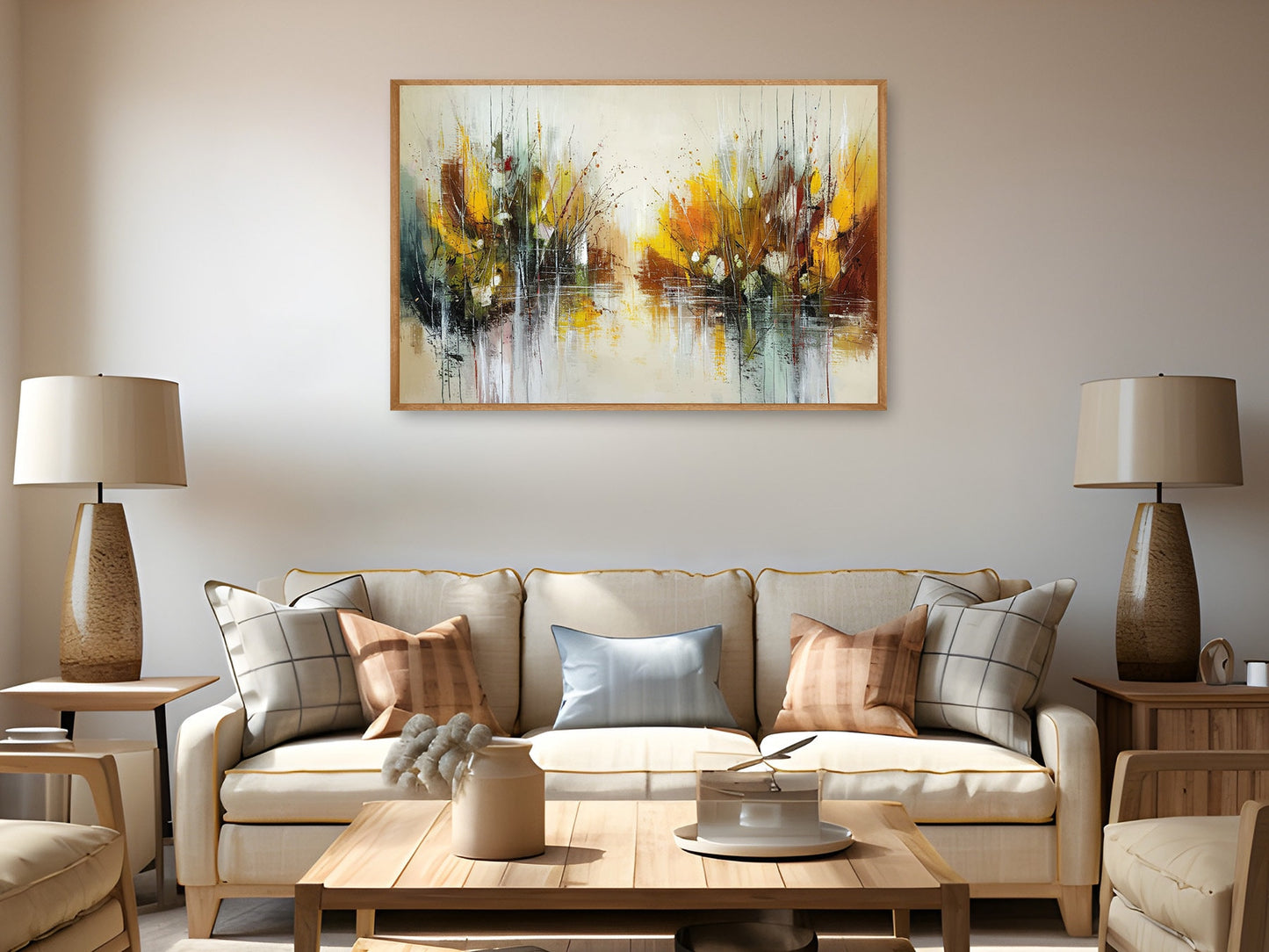 40x60 cm handmade oil painting for home decor - image 8 of 9