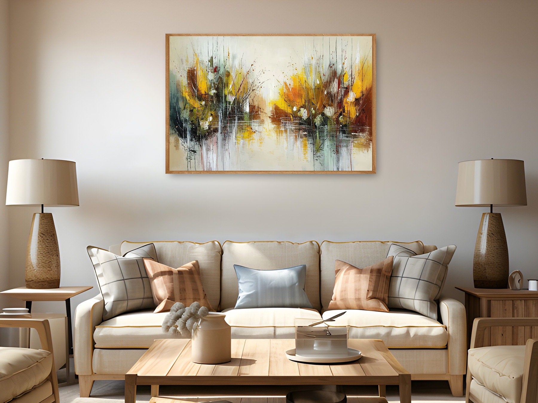 40x60 cm handmade oil painting for home decor - image 8 of 9