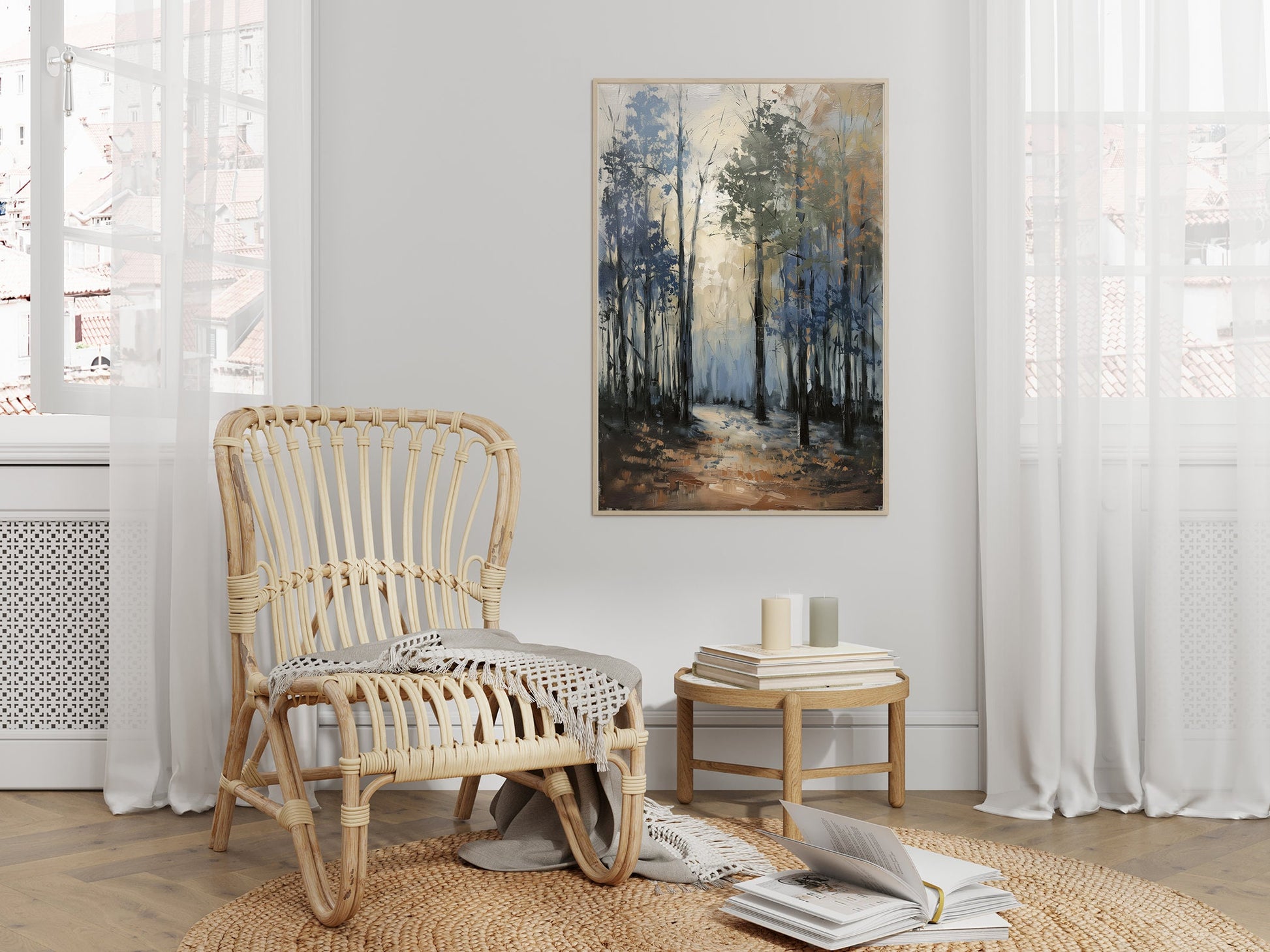 40x60 cm handmade oil painting for home decor - image 5 of 9