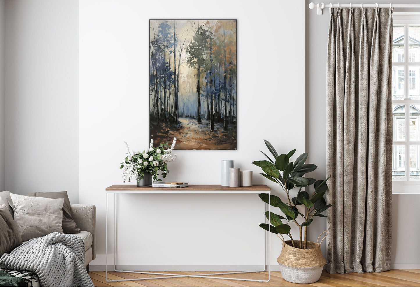 40x60 cm handmade oil painting for home decor - image 7 of 9