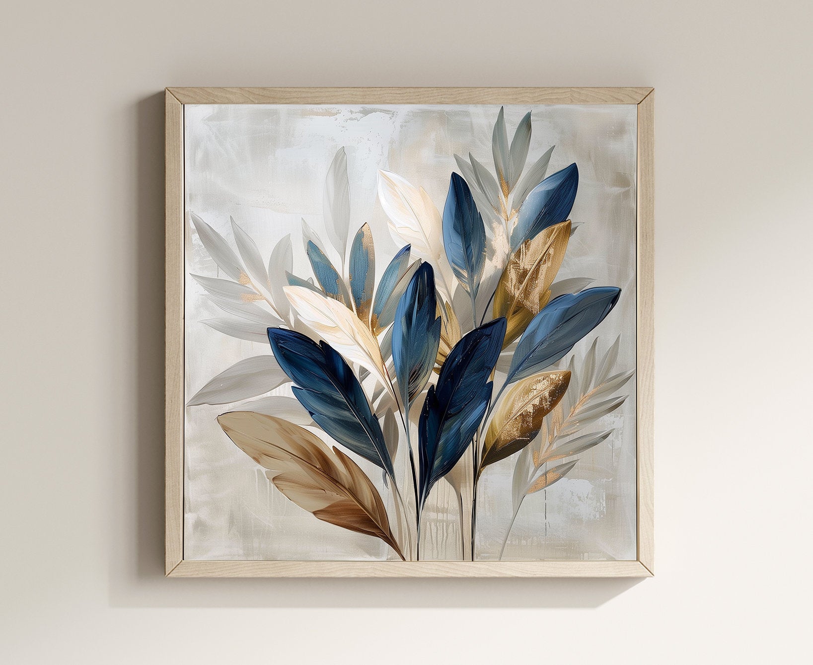 60x60 cm handmade oil painting for home decor - image 3 of 6