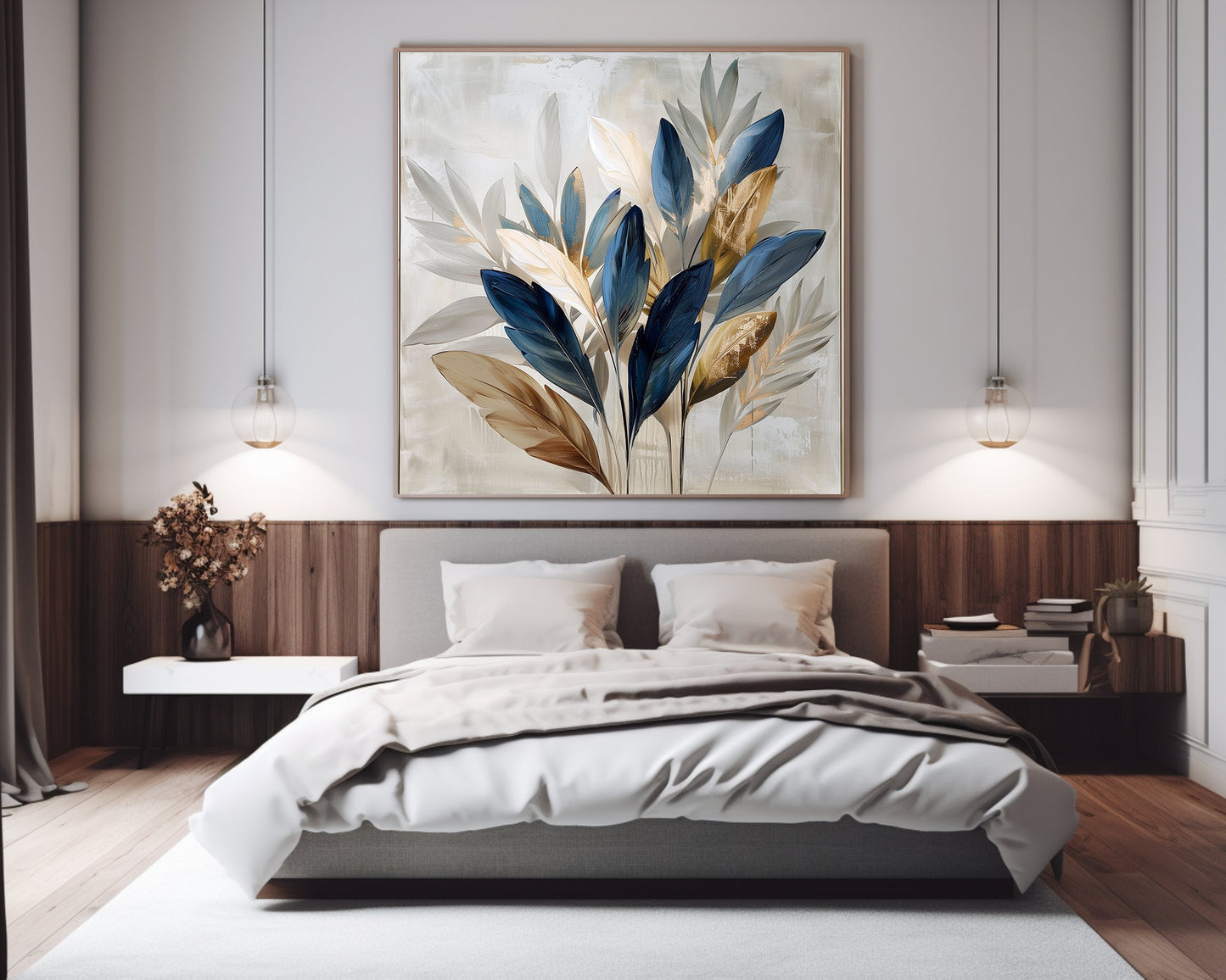 60x60 cm handmade oil painting for home decor - image 4 of 6