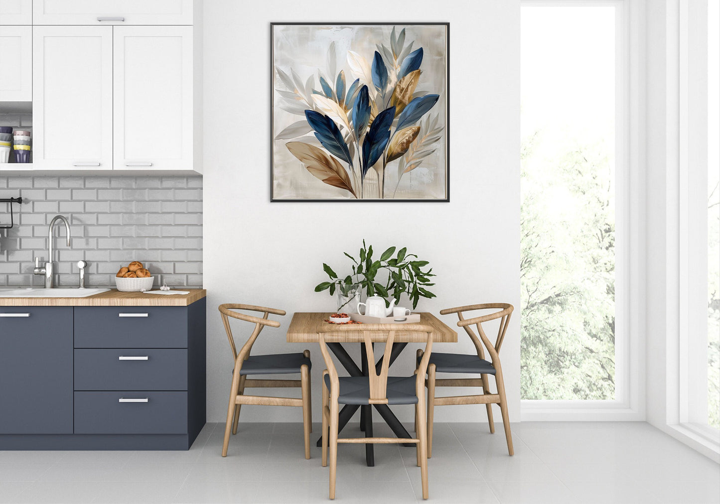 60x60 cm handmade oil painting for home decor - image 1 of 6