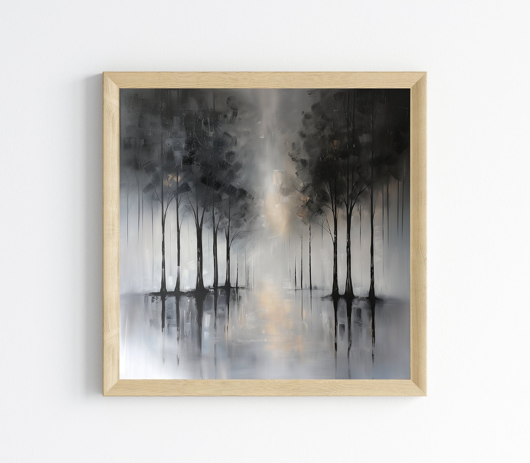 50x50 cm handmade oil painting for home decor - image 3 of 7