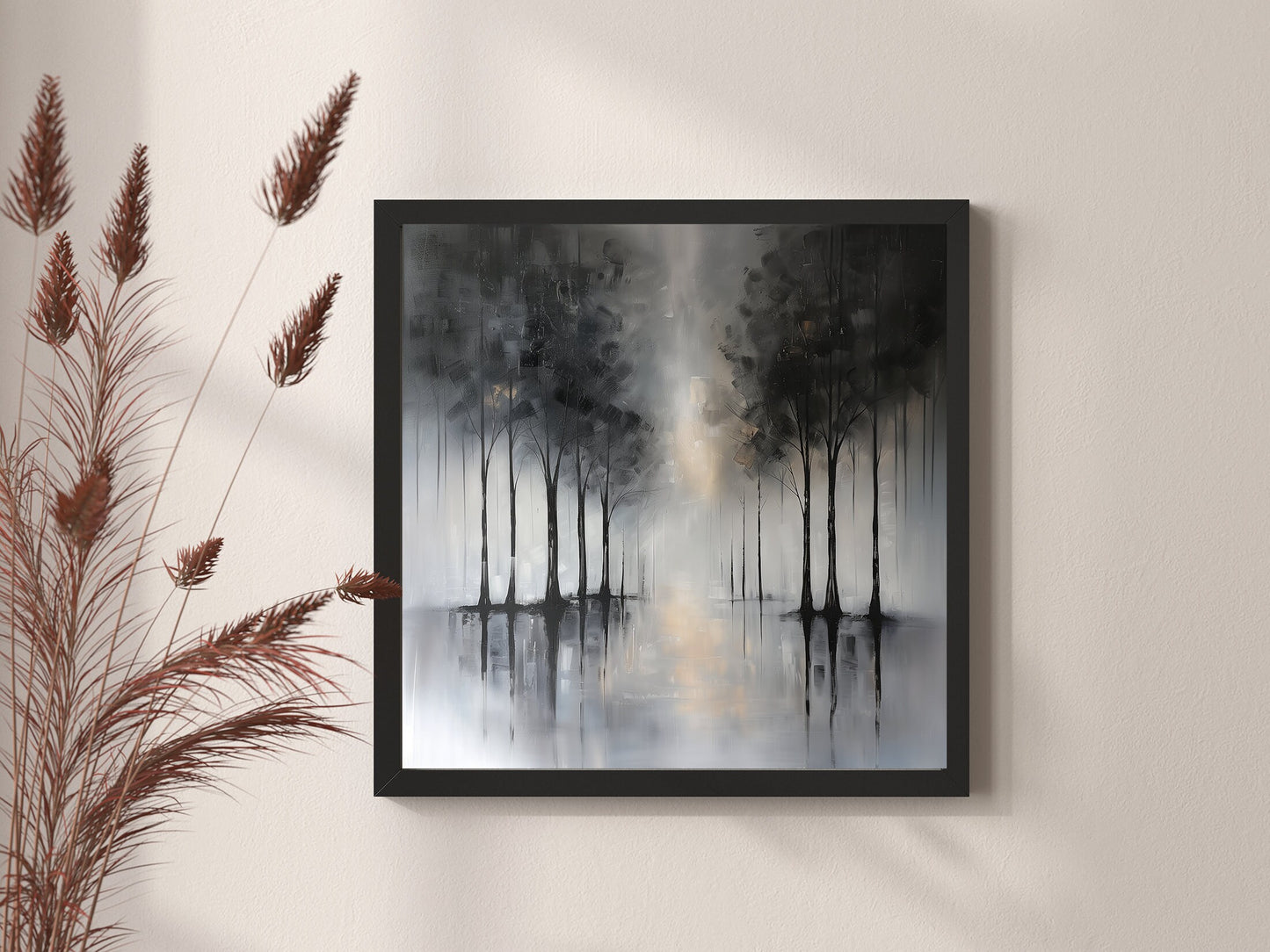 50x50 cm handmade oil painting for home decor - image 6 of 7
