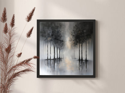 50x50 cm handmade oil painting for home decor - image 6 of 7