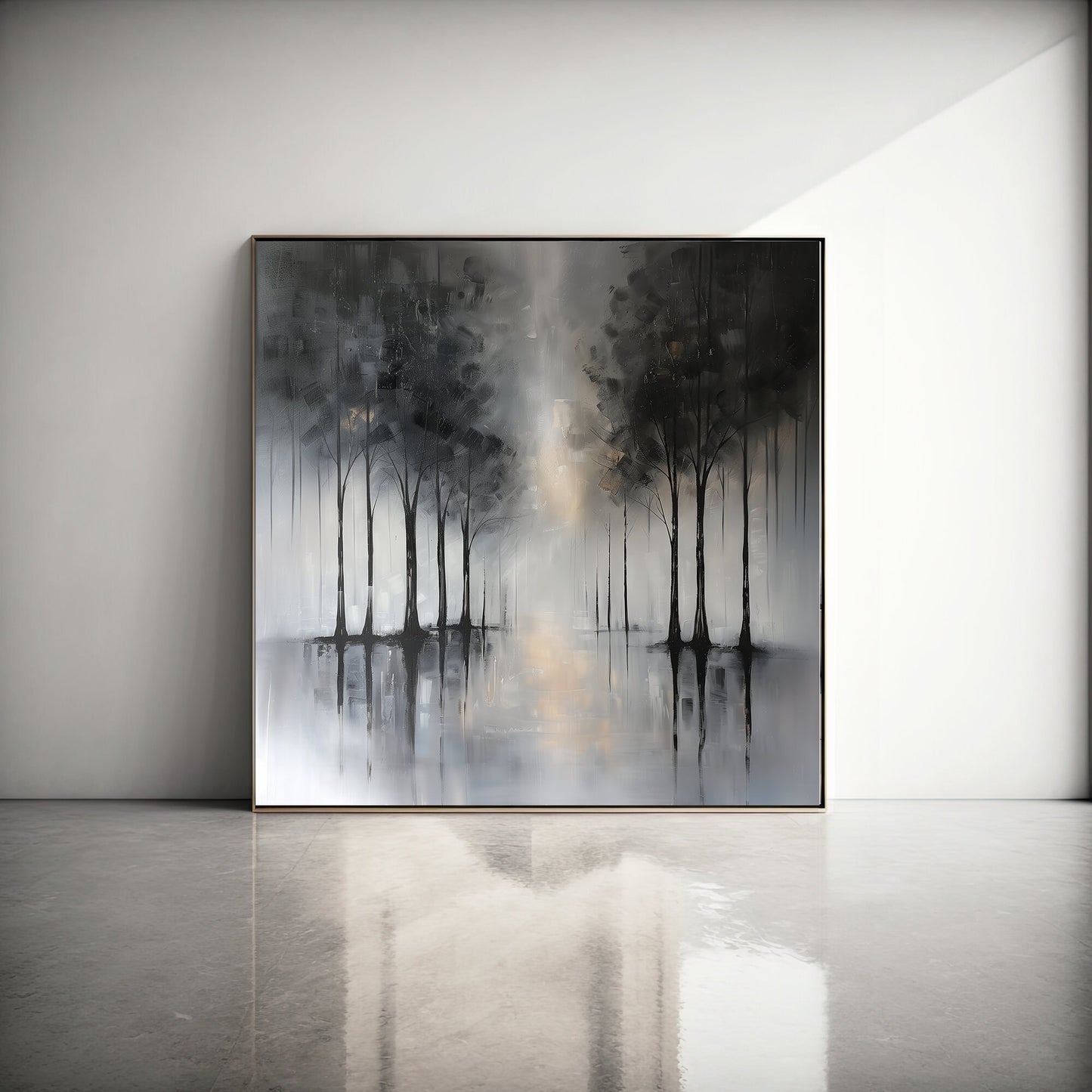50x50 cm handmade oil painting for home decor - image 7 of 7