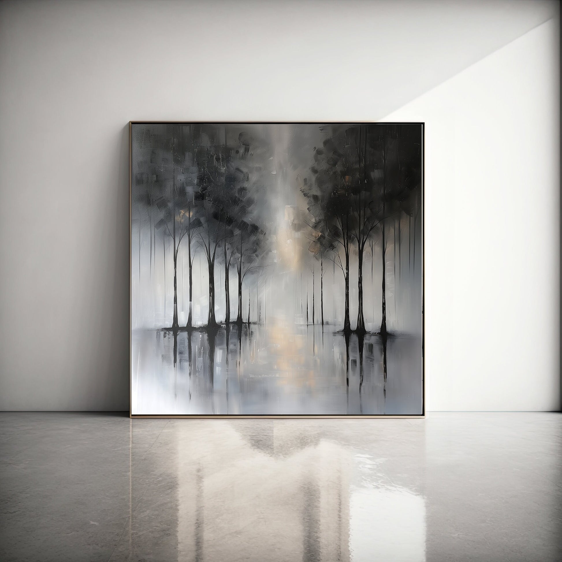 50x50 cm handmade oil painting for home decor - image 7 of 7