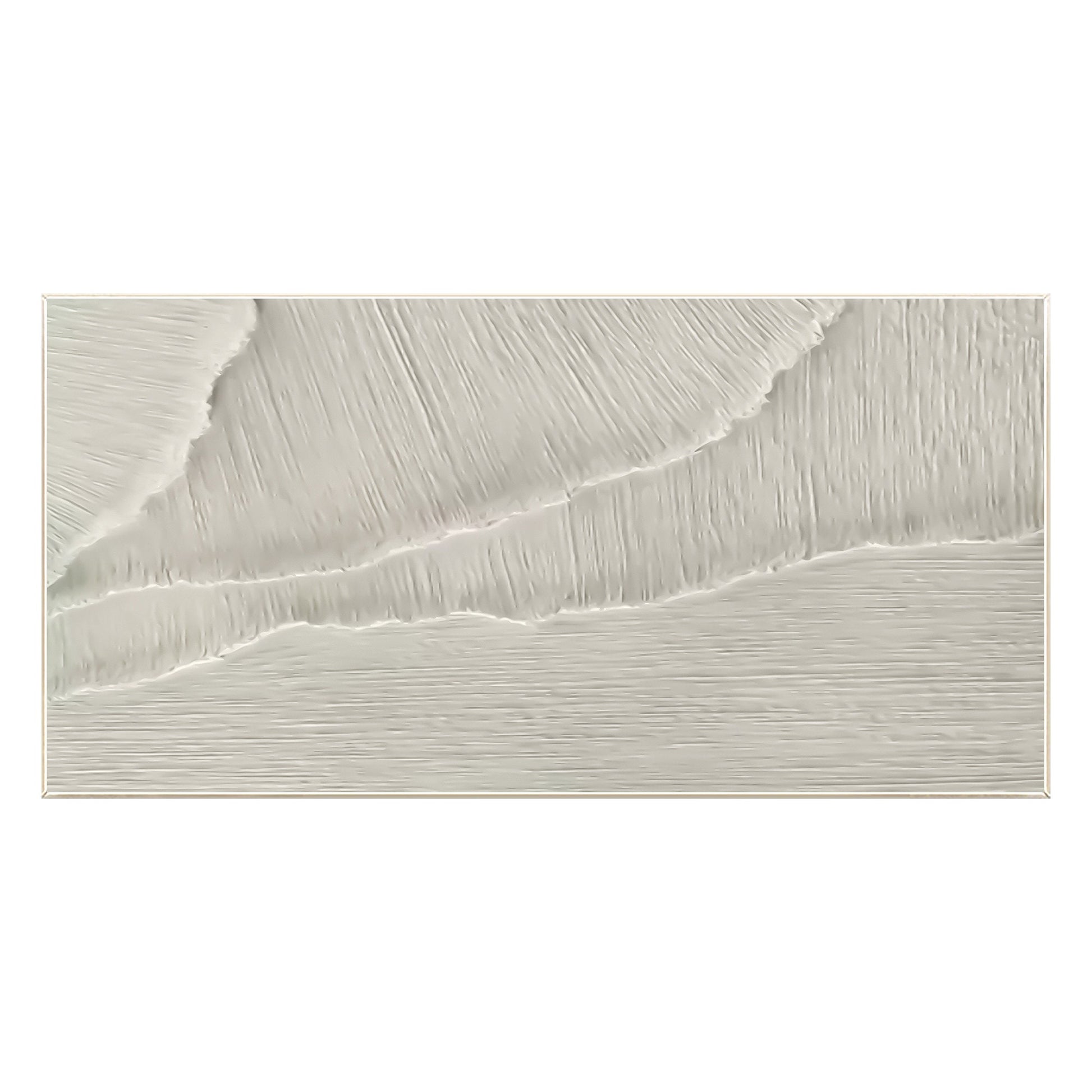 Pintura de olas del océano con textura: paisaje marino en 3D, arte mural minimal #8