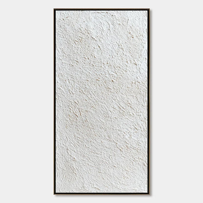 QUIET CANVAS: Textured Minimalist Wabi Sabi Painting | hanging in living room, Minimalist wall art
