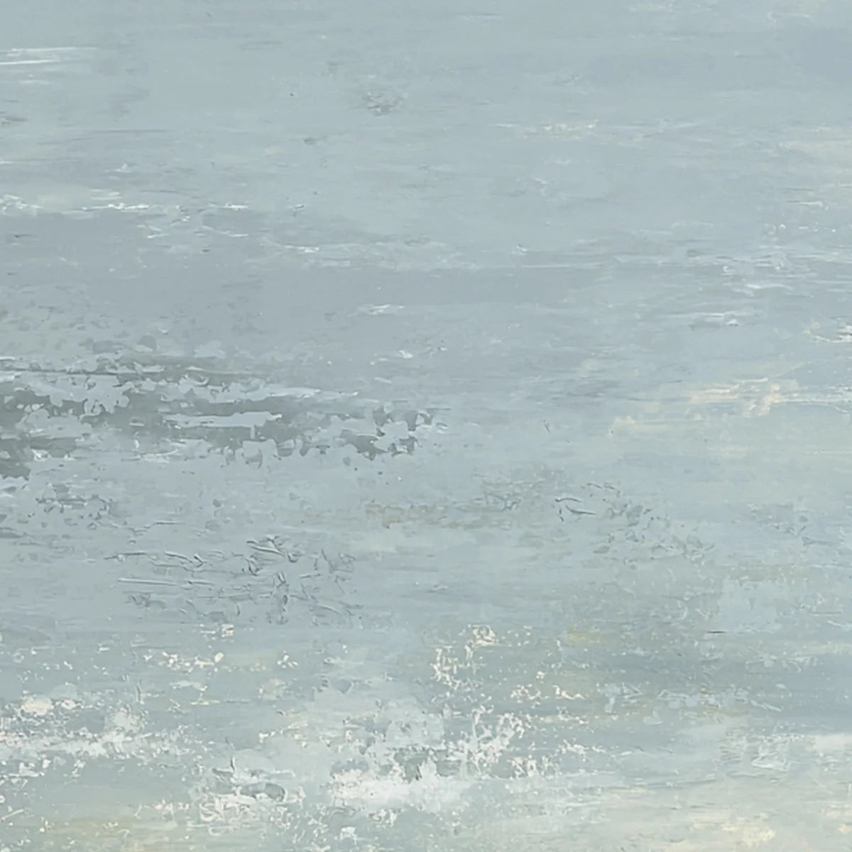 QUIET HORIZON: Textured Minimalist Wabi Sabi Seascape | rolled canvas, ready for custom framing
