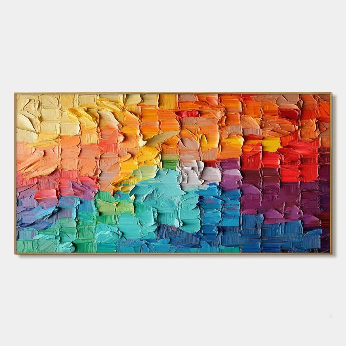 RAINBOW HARMONY | hanging in , Abstract wall art