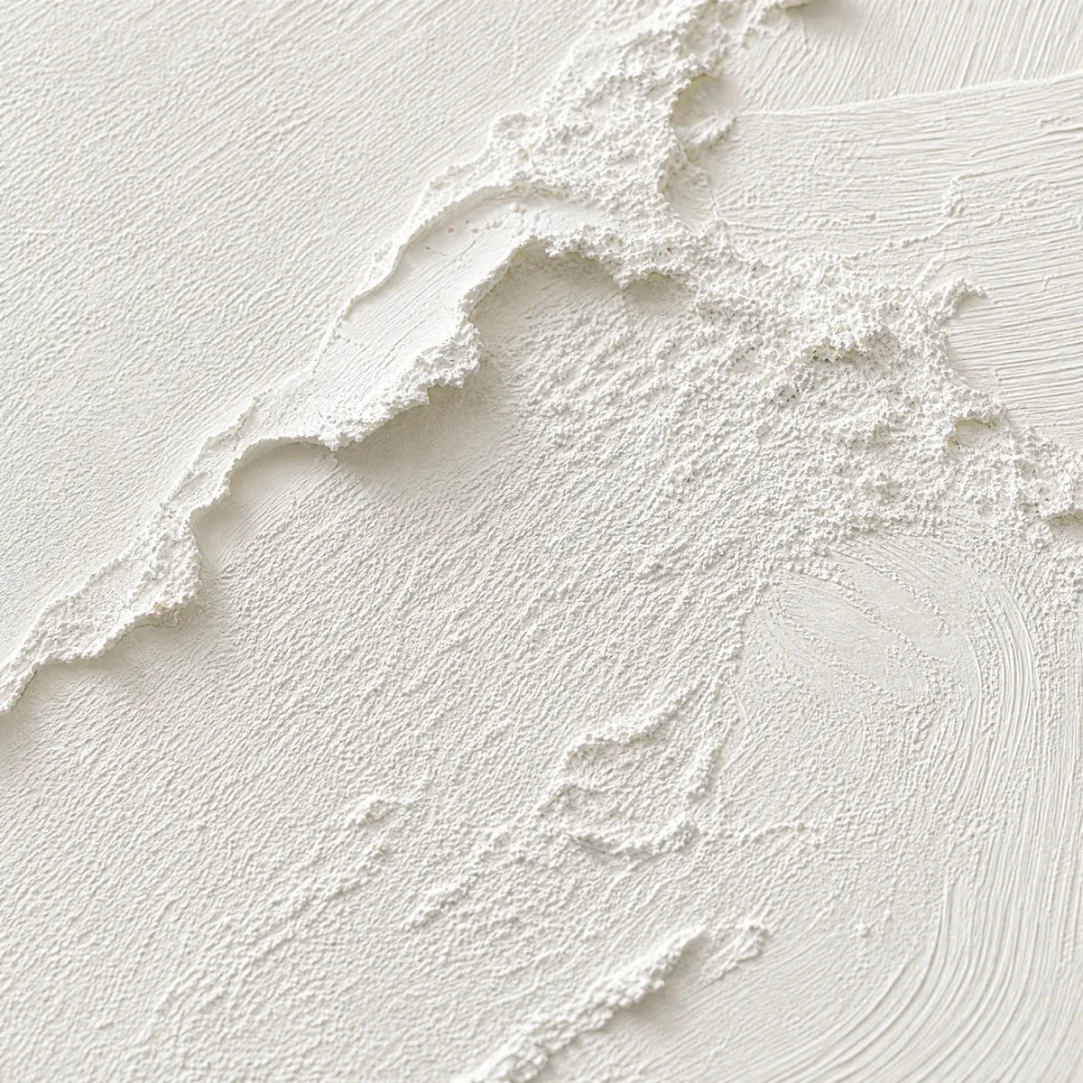 RIVEN: Heavily Textured Minimalist Wabi Sabi Wall Art | rectangular format, hand-painted canvas edge
