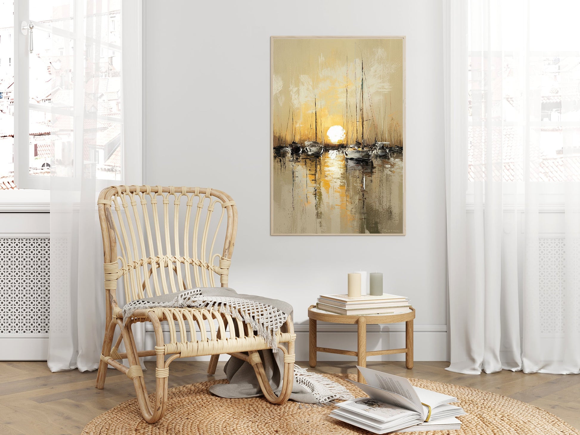 40x60 cm oil painting for home decor - image 5 of 10