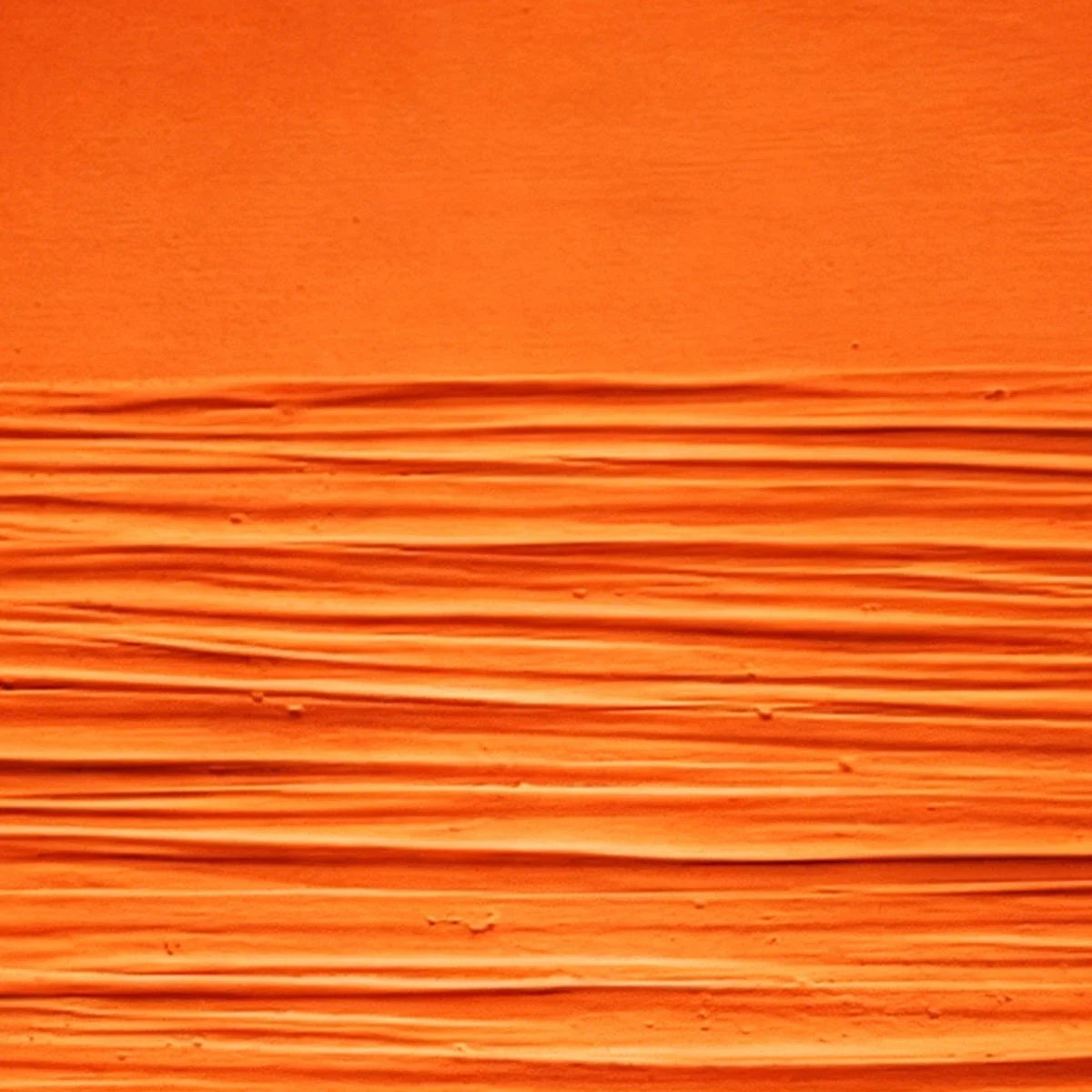 SAFFRON RHYTHM: Vibrant Textured Minimalist Orange Painting | rectangular format, hand-painted canvas edge