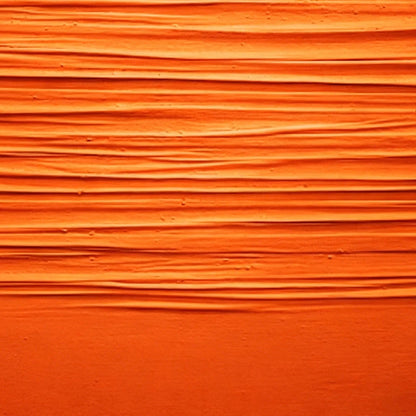 SAFFRON RHYTHM: Vibrant Textured Minimalist Orange Painting | rolled canvas, ready for custom framing