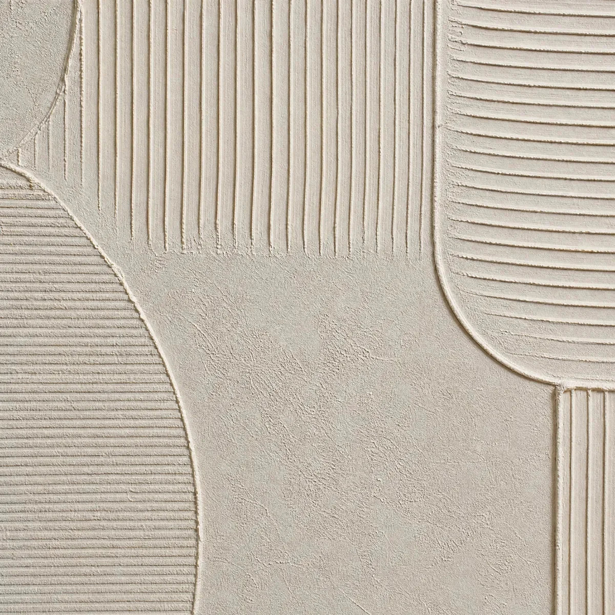SANCTUARY: Large Square Textured Wabi Sabi Abstract Painting | rectangular format, hand-painted canvas edge