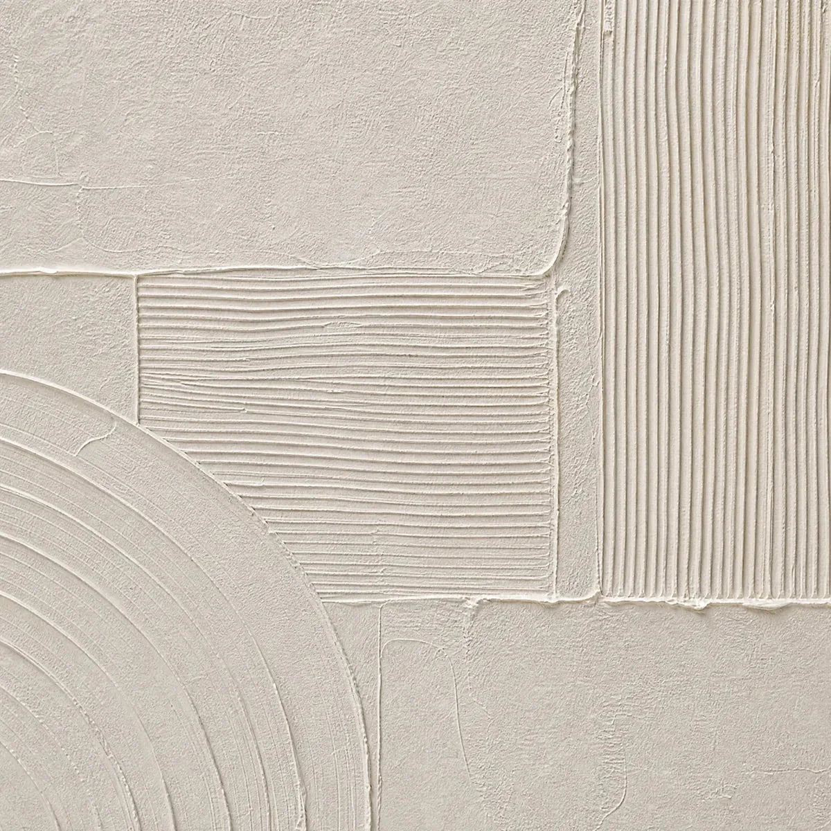 SANCTUARY: Textured Wabi Sabi Minimalist Abstract Painting | rectangular format, hand-painted canvas edge