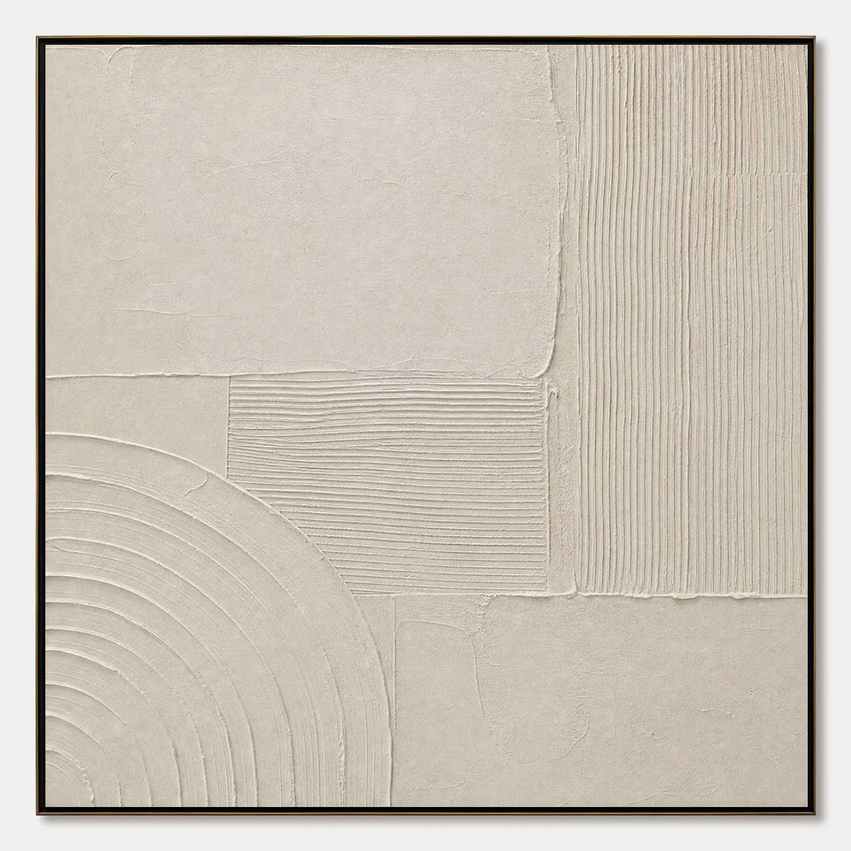 SANCTUARY: Textured Wabi Sabi Minimalist Abstract Painting | hanging in living room, Minimalist wall art