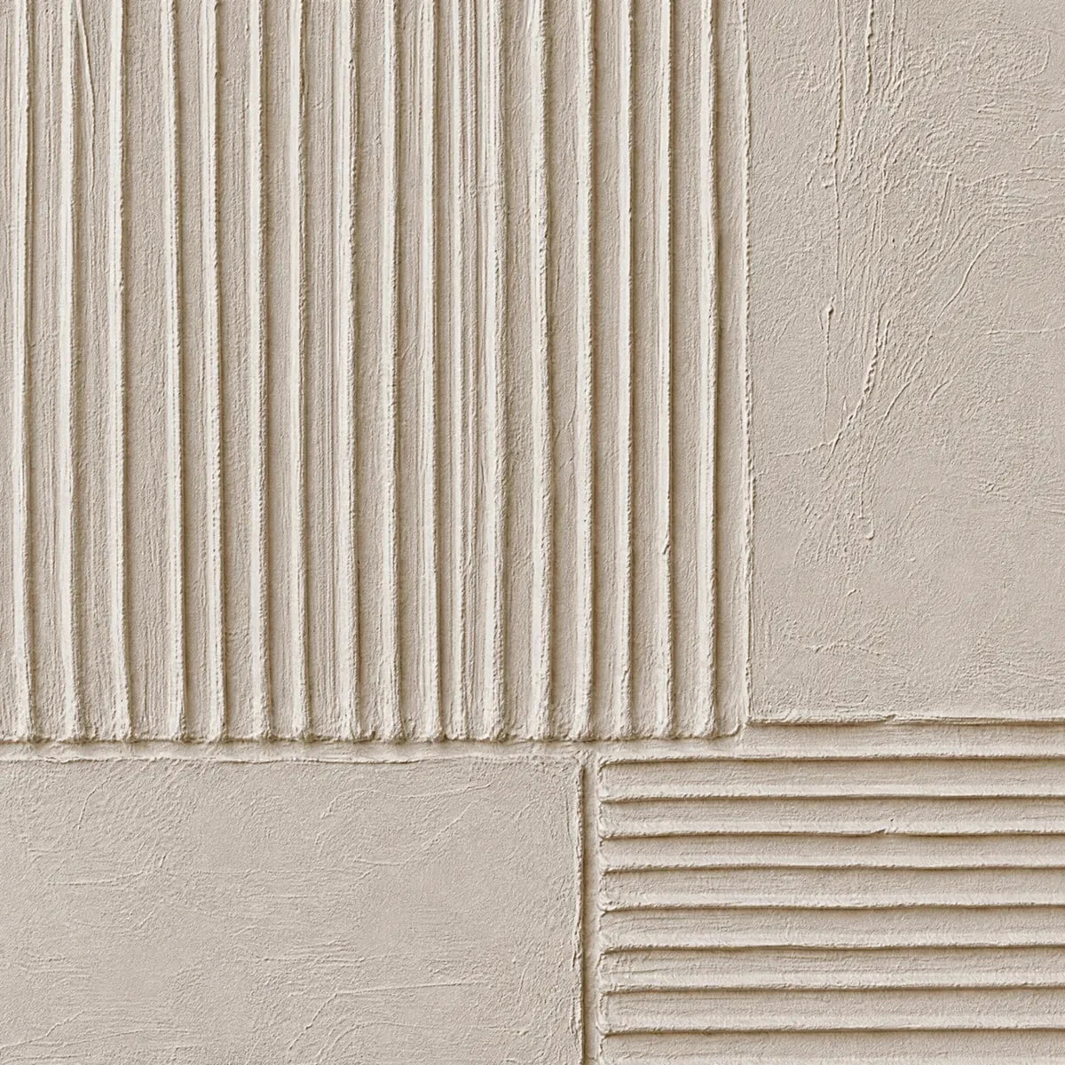 SANCTUARY: Textured Wabi-Sabi Minimalist Abstract Painting | rectangular format, hand-painted canvas edge