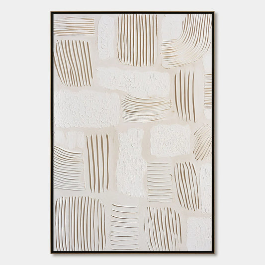 SCRIPTURES: Textured Wabi-Sabi Abstract Canvas Art | hanging in living room, Abstract wall art